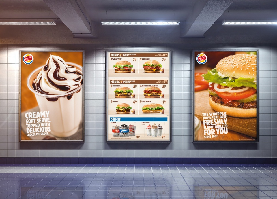affiches burger king